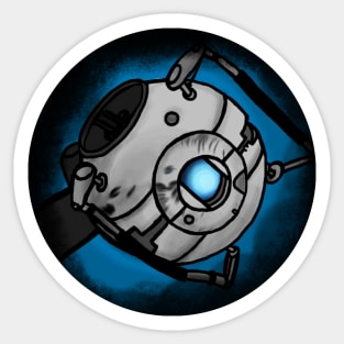 Wheatley (Blue) Sticker